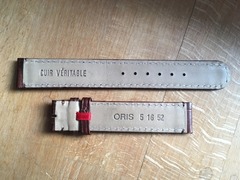 [Verkauft] ORIS Lederarmband 16 mm braun