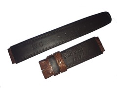[Verkauft] IWC Damen Uhrenband Krokodil braun 13/14 mm