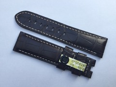 [Verkauft] Panerai Lederband 24/22 mm Alligator Braun XL