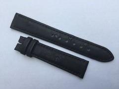 Chronoswiss Lederband 16/14 mm Strauß Schwarz