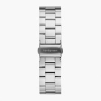 Nordgreen 3-Link-Armband Edelstahl - Silber - 36mm