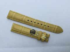 Chronoswiss Uhrenarmband Alligatorleder 16/14 mm gelb