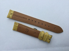 Chronoswiss Uhrenarmband Alligatorleder 16/14 mm gelb